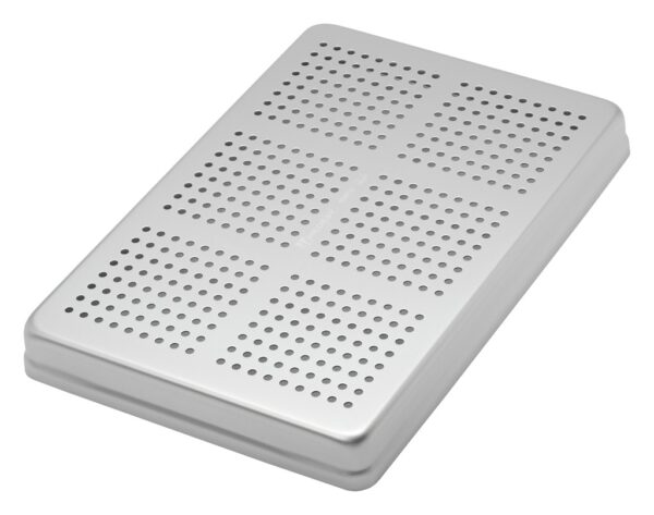 999/FGS Aluminijski poklopac mali perforirani srebrni, 190x145x25 mm